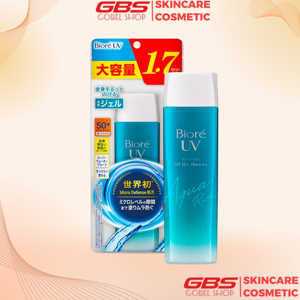 Kem Chống Nắng Biore Big 1.7 UV Aqua Rich Watery Gel SPF 50+ PA++++ 155ml