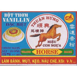 [ NGUYÊN LIỆU LÀM BÁNH ] BỘT VANILLIN HORSE 2 Túi