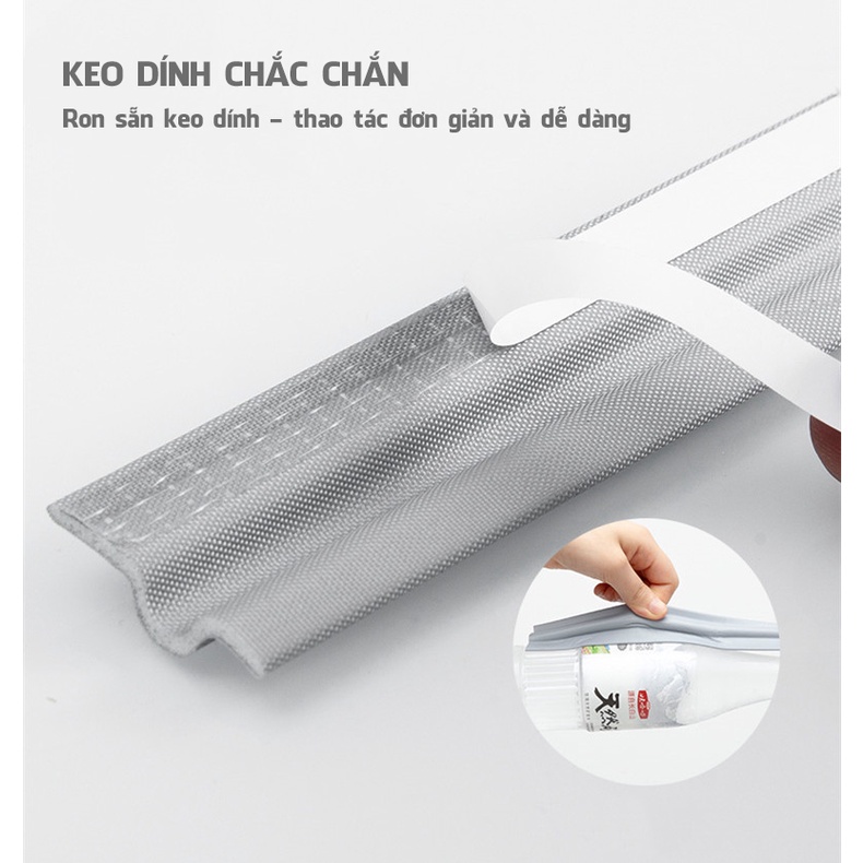 Ron Dán Chắn, Chặn Khe Cửa Ngăn Côn Trùng,Bụi Bẩn,Cách Âm, Chống Thoát Hơi Máy Lạnh, Chống Va Đập