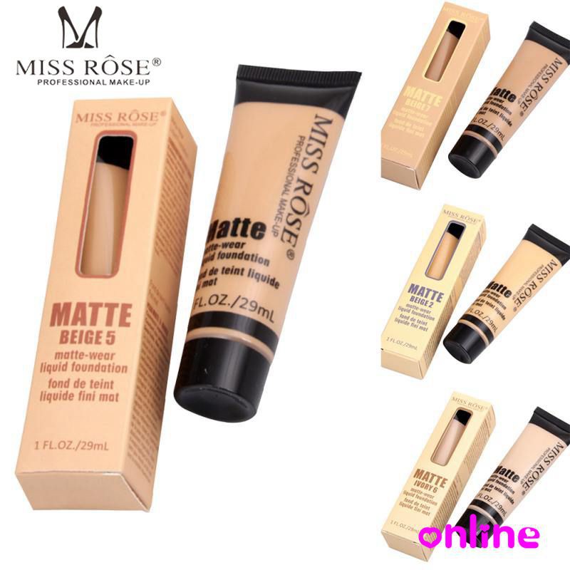 [Hàng mới về] Kem nền dạng lỏng che khuyết điểm MISS ROSE 29ml