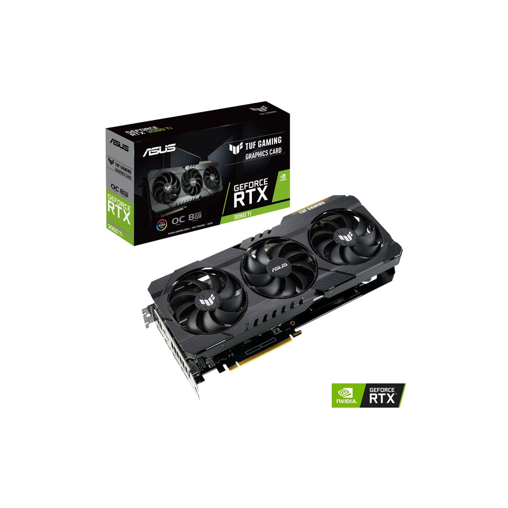Card màn hình ASUS TUF RTX 3060 Ti OC 8GB GAMING V2 mới chính hãng