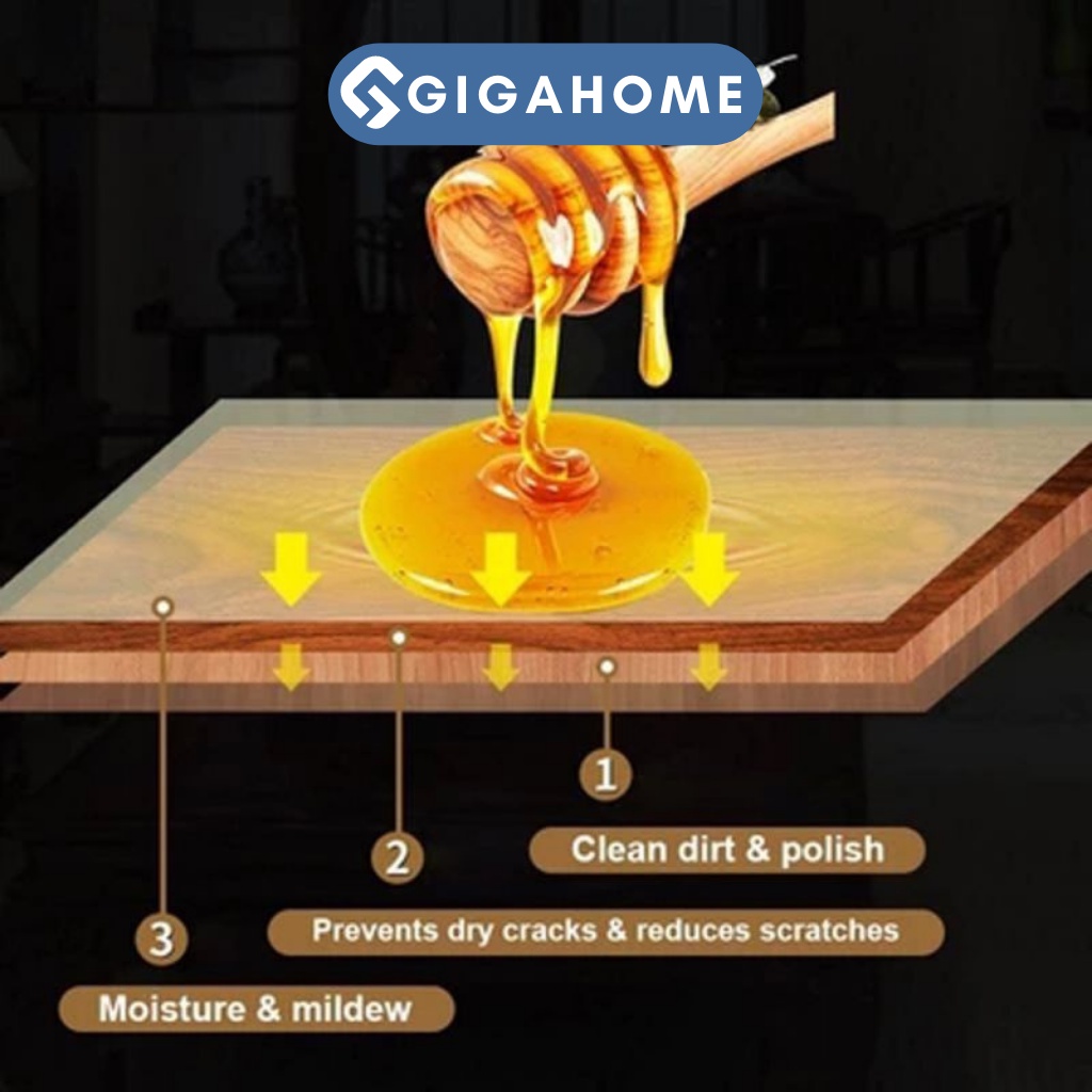Sáp Ong GIGAHOME Đánh Bóng Sàn Gỗ, Vệ Sinh Nội Thất Chống Thấm Nước 9166