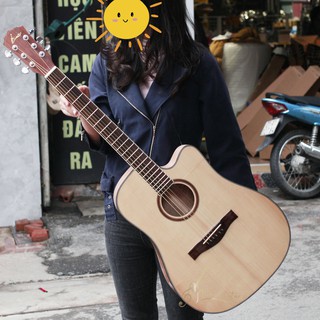 Đàn guitar acoustic gỗ còng VG-CC3