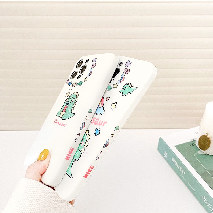 Ốp lưng iphone Dino Mập cạnh vuông in hình viền 5/5s/6/6plus/6s/6splus/7/7plus/8/8plus/x/xr/xs/11/12/pro/max/plus/promax | BigBuy360 - bigbuy360.vn