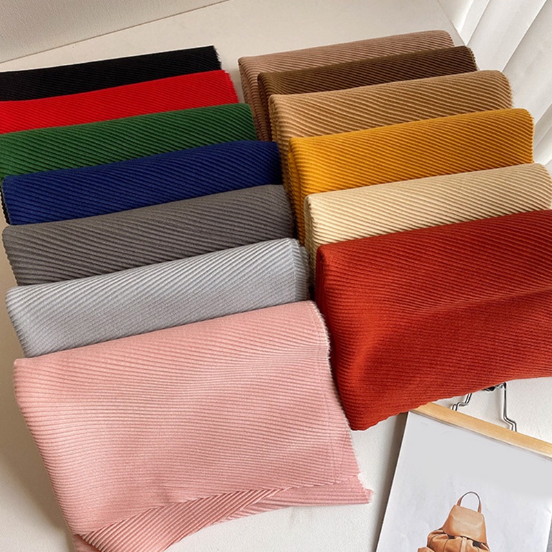 Khăn Choàng Cotton Linen Trơn Màu Cỡ Lớn 200 * 70cm