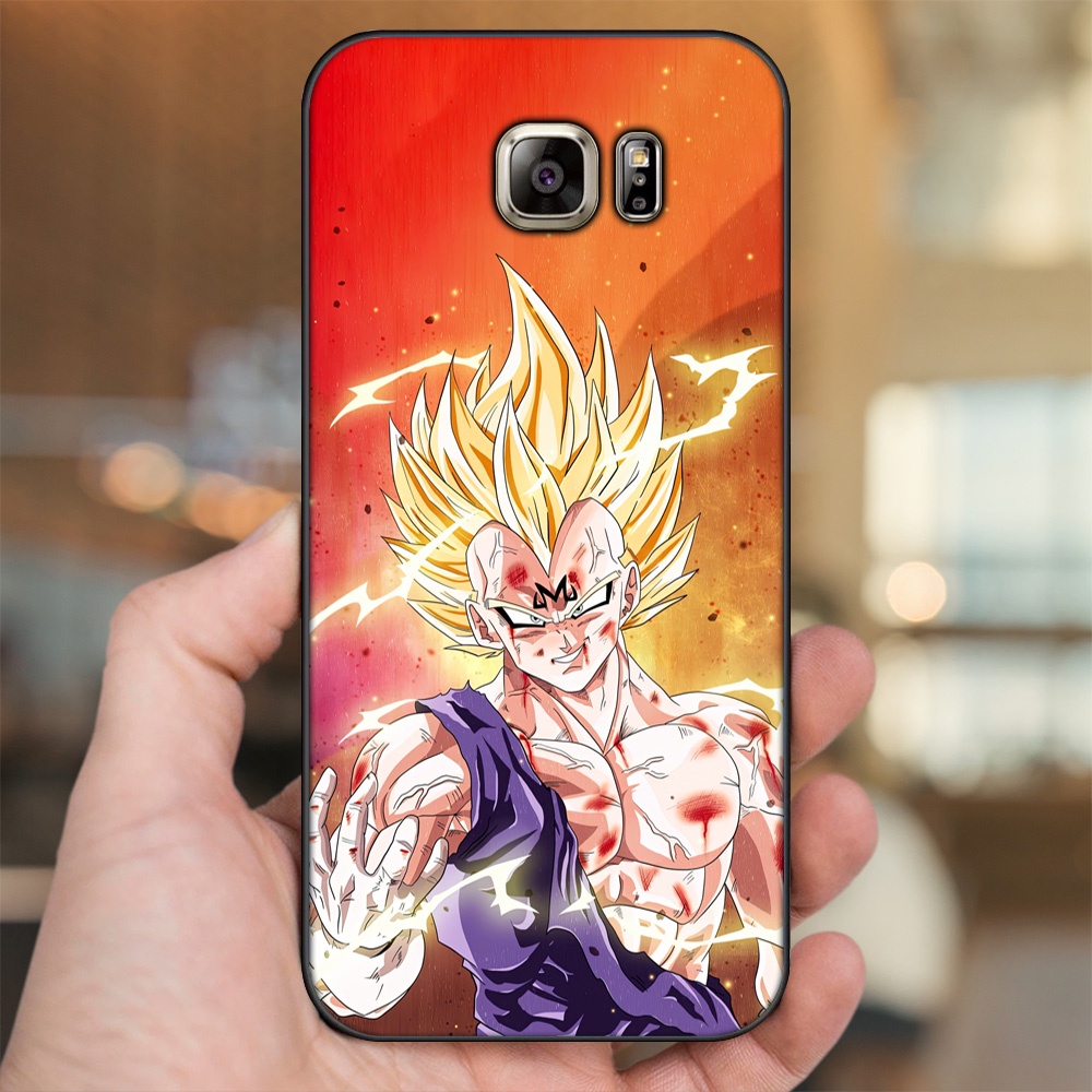 Ốp lưng Samsung Note 5 viền đen in hình Vegeta Dragon Ball