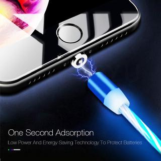 Cáp Sạc Nam Châm Có Đèn Led Cho Iphone / Android