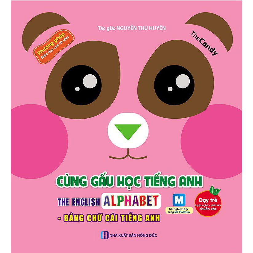 Sách - Cùng gấu học tiếng Anh - The English alphabet - Bảng chữ cái tiếng Anh