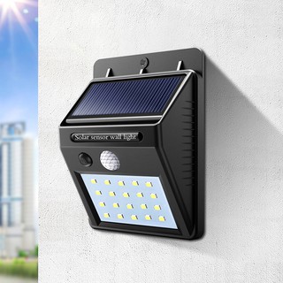 [ SIÊU SÁNG ] - ĐÈN CẢM BIẾN HỒNG NGOẠI NĂNG LƯỢNG MẶT TRỜI 20 LED, TỰ SÁNG KHI TRỜI TỐI, CHỐNG NƯỚC CỰC TỐT MÀ KHÔNG TỐ