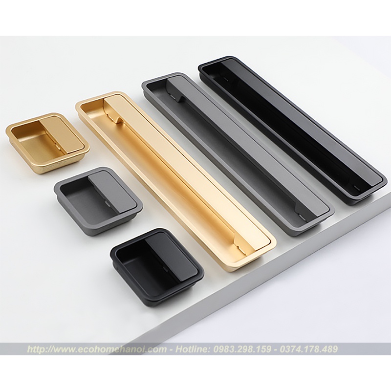Tay nắm âm vuông hợp kim phong cách hiện đại mã CH8024
