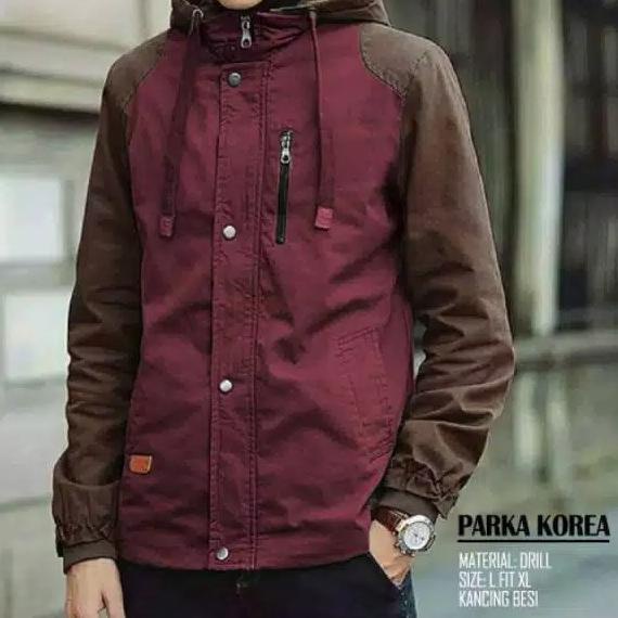 (Hàng Bwqts) Áo Khoác Parka Nam Hàn Quốc Đơn Giản Thanh Lịch 7CS