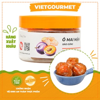 Ô mai mận xào gừng 200g vị chua ngọt/ Đặc sản ô mai Hà Nội/ Ăn vặt làm quà tặng ăn kèm đi chơi du lịch VIETGOURMET
