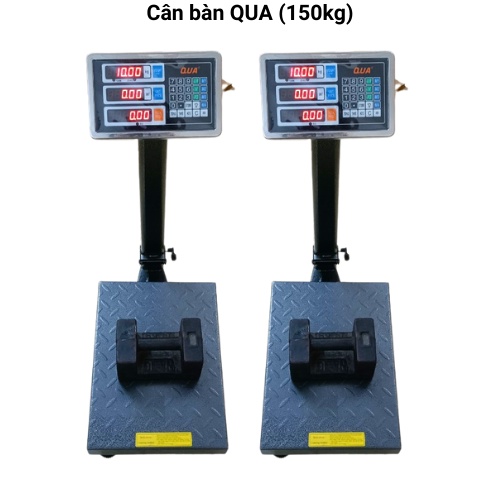 [ BẢO HÀNH 24 THÁNG ] Cân tính tiền điện tử cân bàn QUA ( 100kg&amp;150kg ) được làm bằng sơn tĩnh điện cao cấp