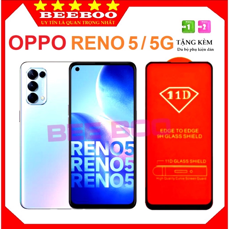 Kính cường lực Oppo Reno5 / Reno6,Reno6Z 5G/Reno4/A93
