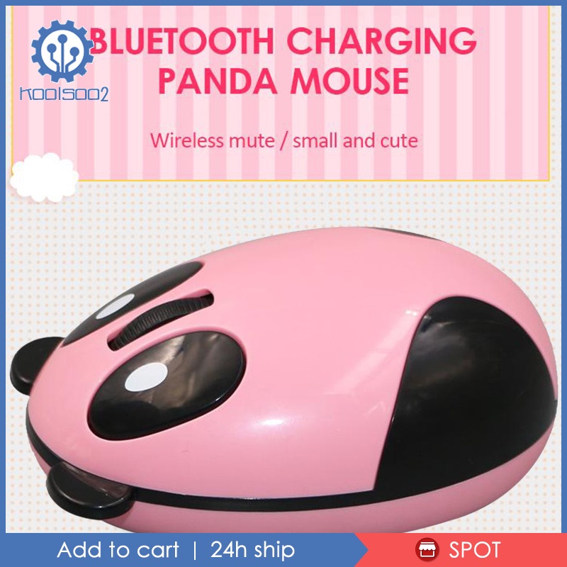 Portable Cute 2.4G Wireless Gaming Mini Mouse Panda 1200 DPI 3 Buttons Pink
