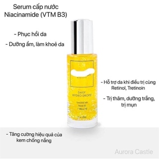 Serum cap nuoc cho da