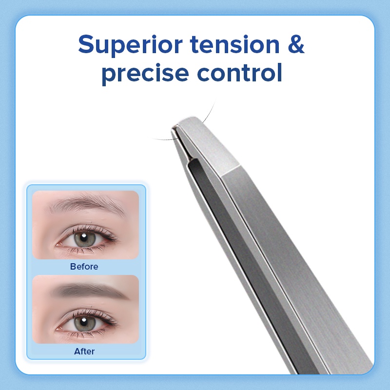 Nhíp nhổ tỉa lông mày bằng thép không gỉ dễ sử dụng chất lượng cao