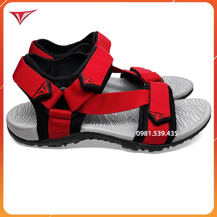 Giày sandal nam cao cấp xuất khẩu thời trang nam nữ vt02 đỏ