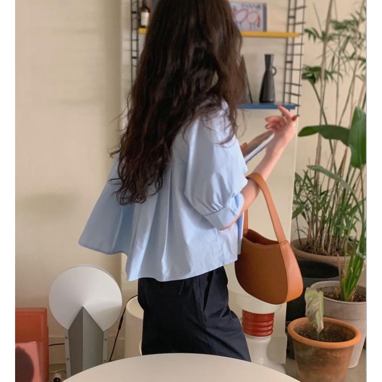 Áo Sơ Mi Tay Ngắn Dáng Rộng Phong Cách Thời Trang Hàn Quốc 2022