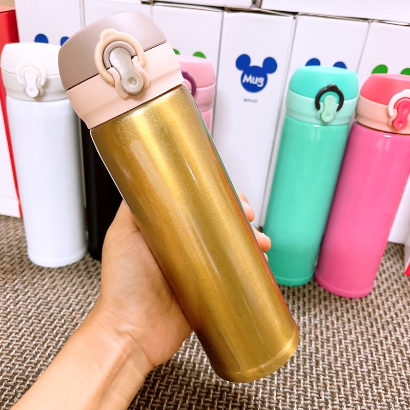 Bình giữ nhiệt nắp bật 500ml dễ thương