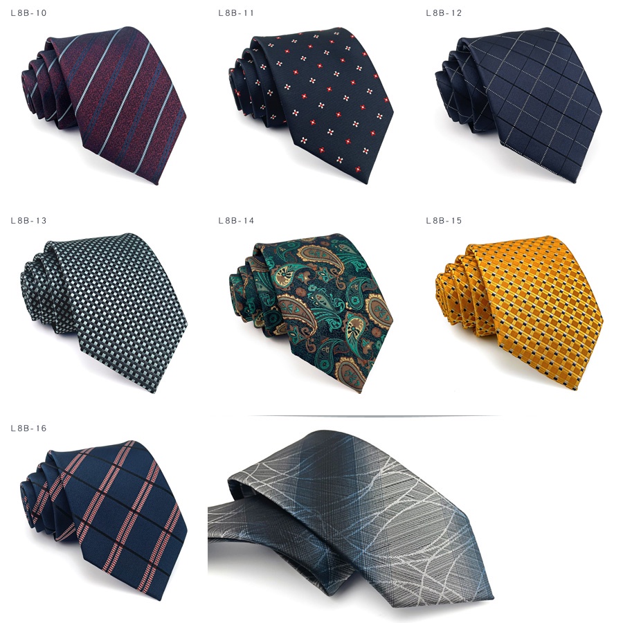 Cà Vạt 8CM Họa Tiết Chấm Bi Thời Trang Lịch Lãm Cho Nam