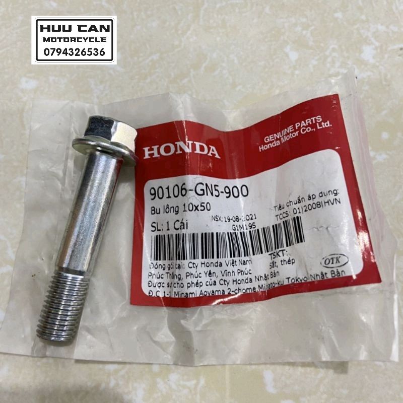 Bu lông HONDA 10x50 dùng chung nhiều xe