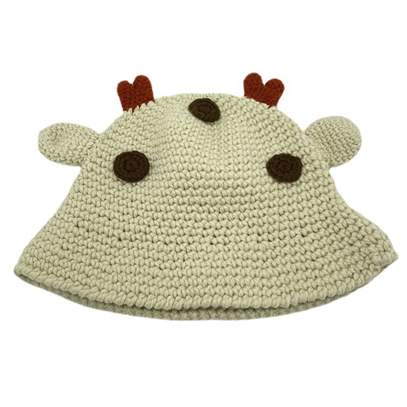 Mũ Len Beanie Hình Khủng Long Dễ Thương Giữ Nhiệt Cho Gia Đình