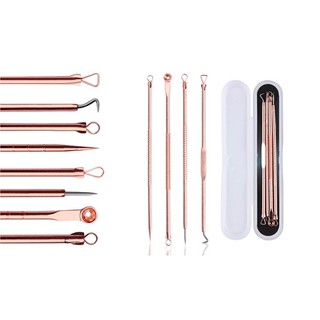 Bộ 4 cây 8 đầu nặn mụn inox