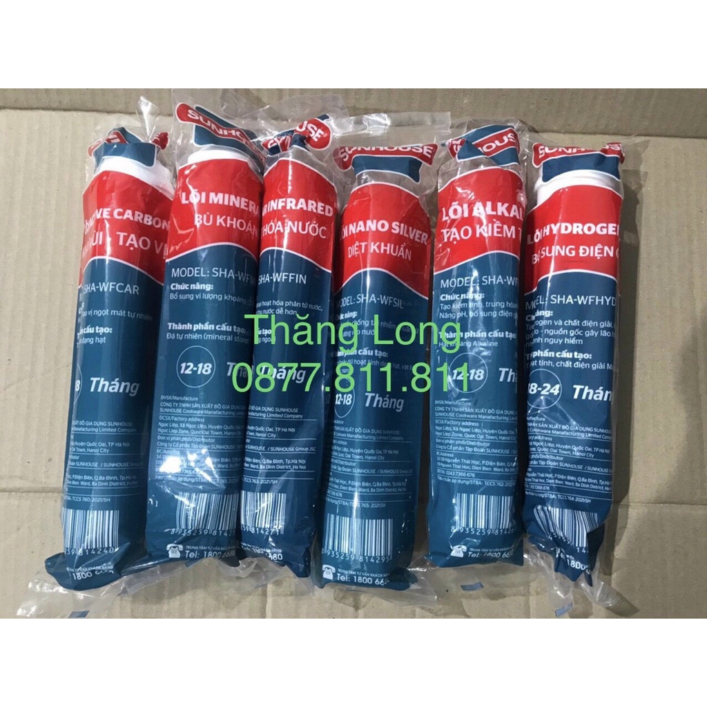 Combo lõi lọc khoáng Sunhouse - NEW - Chính hãng