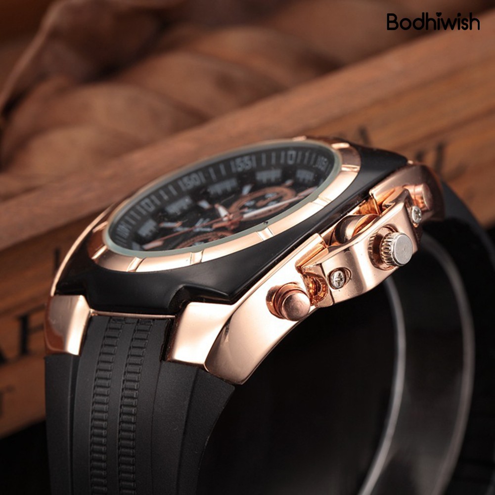 Đồng Hồ Đeo Tay Dây Silicon Thời Trang Cho Nam Hiệu Bodhiwish V6