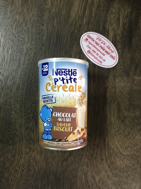 Bột pha sữa/ Bột lắc sữa Nestle Pháp cho bé lon 400g