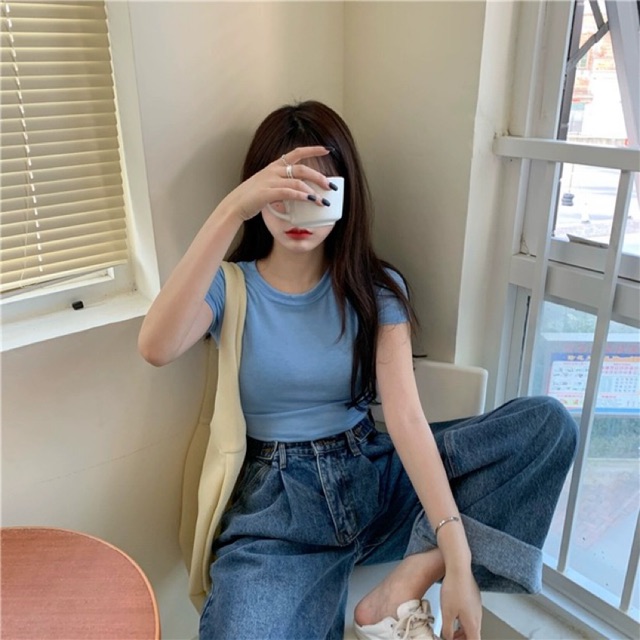 Áo crop tay lở