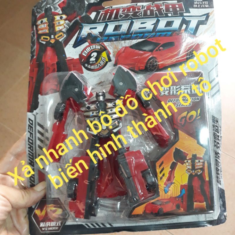 Xả bộ đồ chơi Robot biến hình thành ô tô