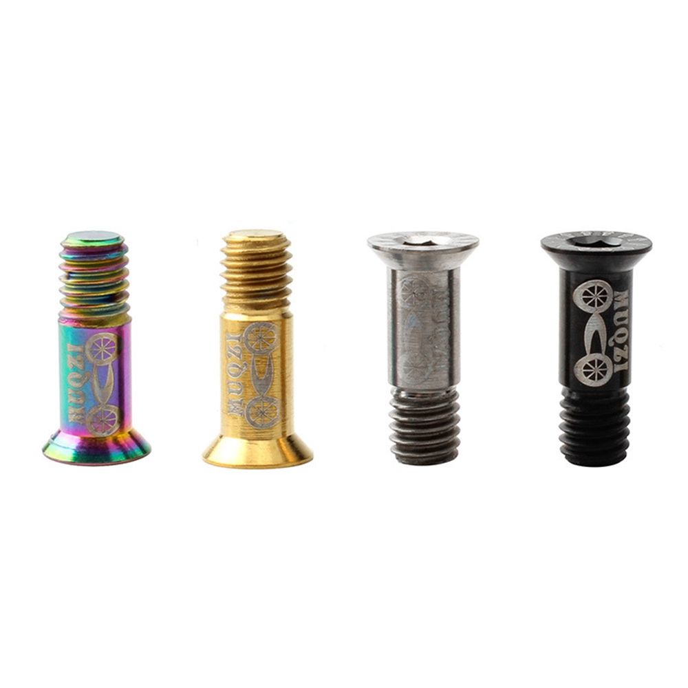 Bộ 1 / 2 cái ốc vít M5 16x7.7x5mm bằng hợp kim titan 4 màu chuyên dụng cho bánh xe đạp leo núi