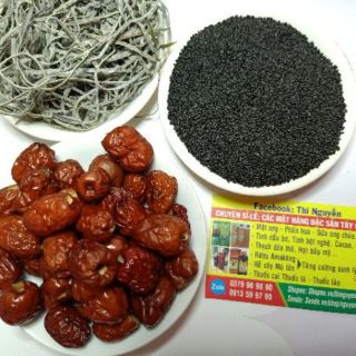 Combo Thạch Dừa Thô+táo đỏ+phổ tai+hạt é