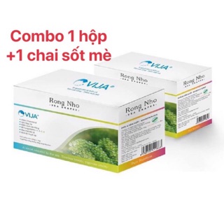 Combo 1 hộp rong nho tách nước Khánh Hoà và 1 chai sốt kewpei