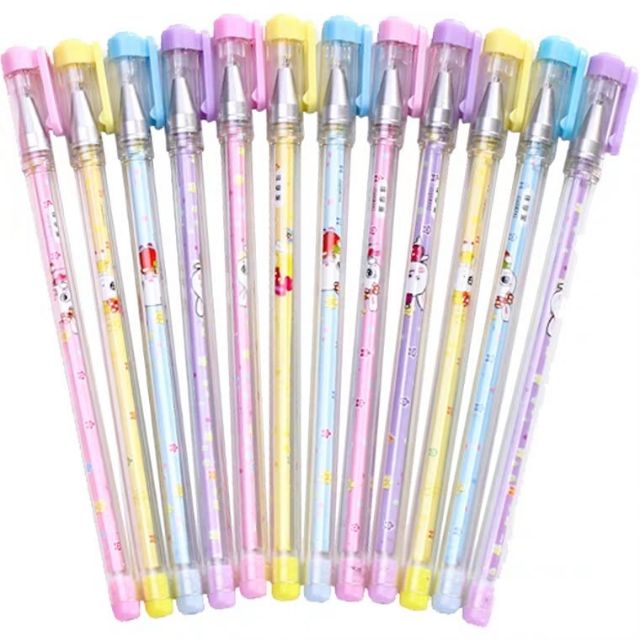 Hộp 12 cây bút bi viết xong xóa được