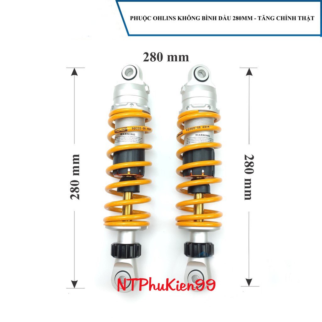 Phuộc Giảm Sóc OHLINS Có Tăng Chỉnh: WAVE DREAM -FUTURE-SIRUS-JUPITER.....