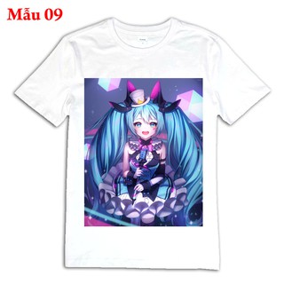 Áo Thun anime Hatsune Miku - Vocaloid ( nhiều mẫu)