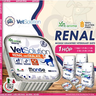 100g - Pate hỗ trợ thận Renal & Oxalate hàng nhập Ý dành cho Mèo- Monge Vet Solution Renal & Oxalate
