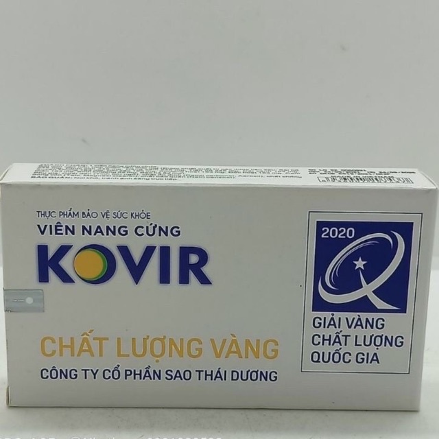 [CHÍNH HÃNG] viên uống KOVIR - bổ sung kháng thể , tăng cường đề kháng - Sao Thái Dương