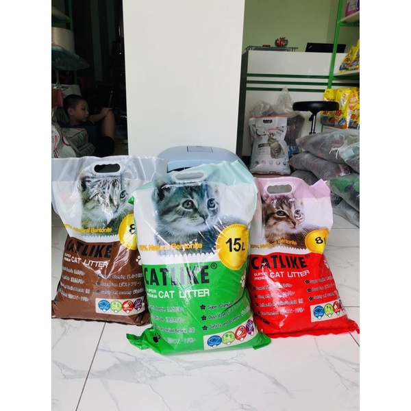 Cát vệ sinh cho mèo Catlike/ Luna/Mooncat túi 16L