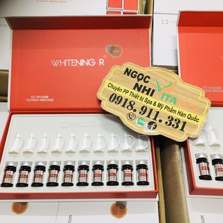 Tế Bào Gốc Dưỡng Trắng Da Reborncell VC Vitamin Premium Ampoule