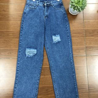 Quần jeans nữ  ống suông..