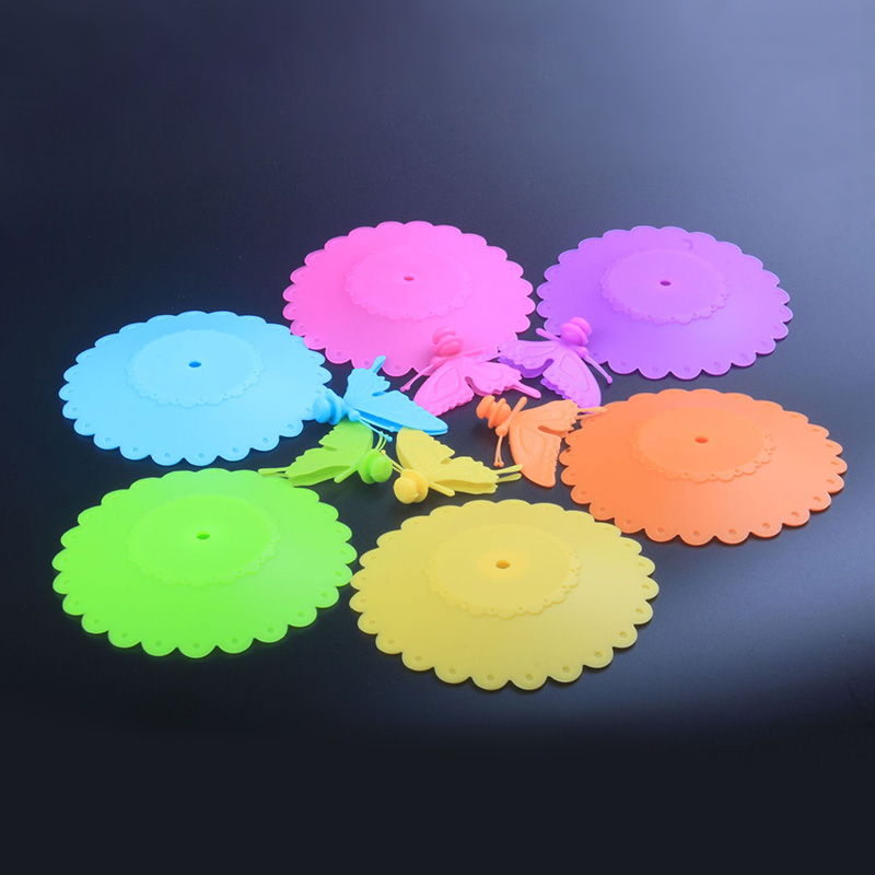 Nắp Đậy Ly Chống Tràn Bằng Silicone Có Thể Tái Sử Dụng