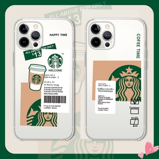Ốp điện thoại TPU silicon mềm trong suốt chống sốc hình Starbucks cho Samsung Galaxy S10E S10 S10 plus Note 9 8 5 4 3 2

