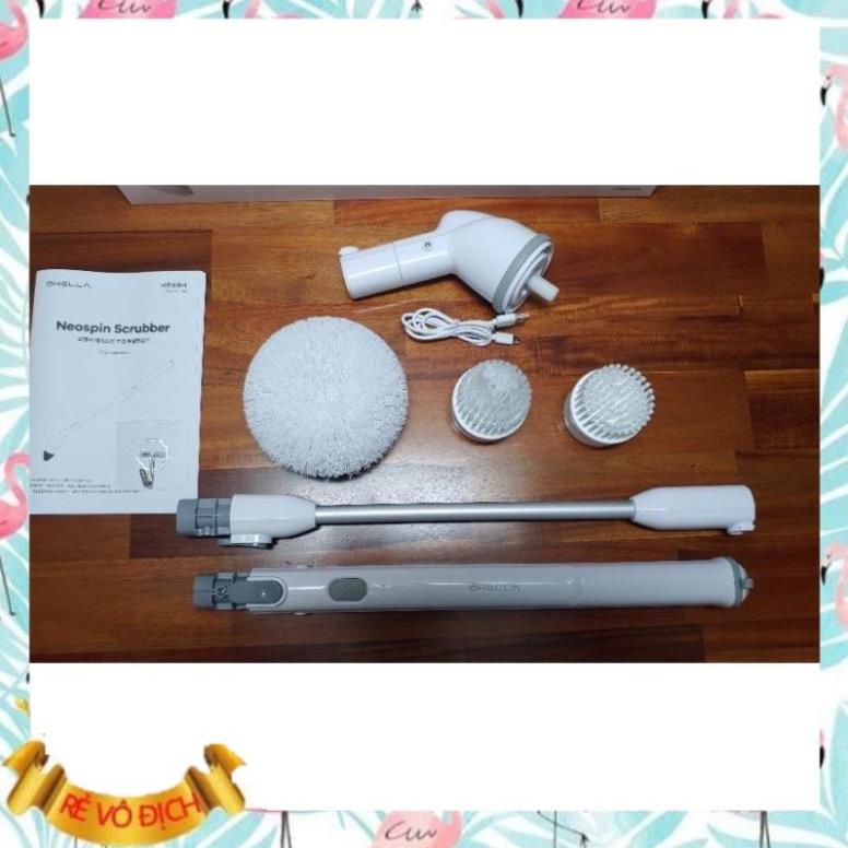 -  Máy cọ nhà vệ sinh, nhà tắm tự động OHELLA NEOSPIN - Nội địa Hàn