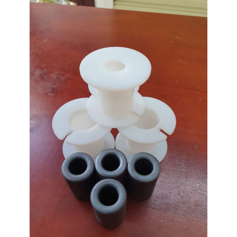 Combo 2 cặp lõi nhựa 2 đầu tròn quấn cuộn cảm phân tần loa