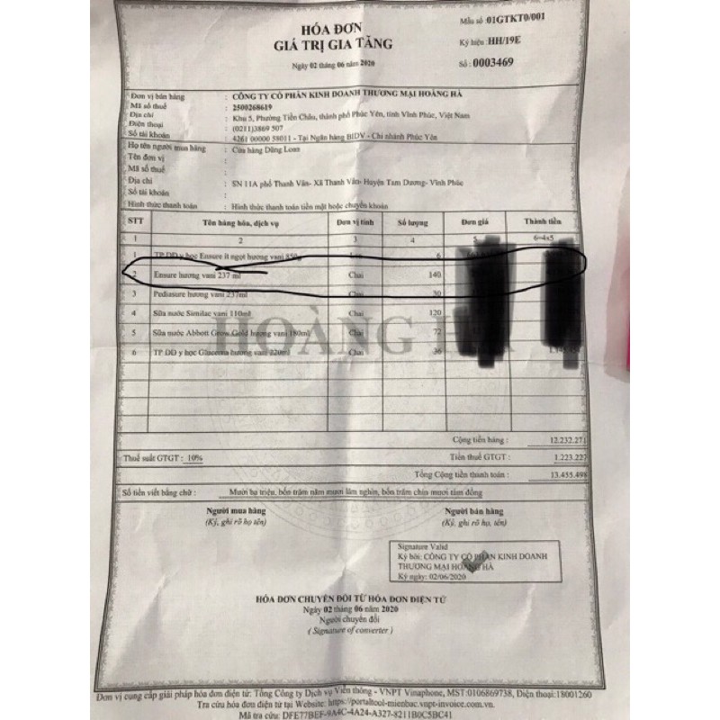 Thùng 24 chai Sữa Ensure gold Vigor 237ml