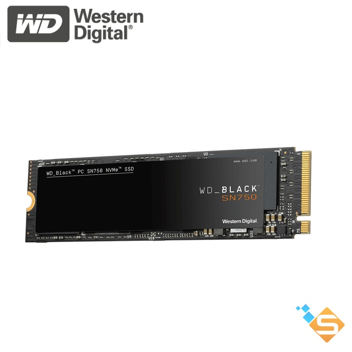 Ổ cứng SSD WD Black 250GB SN750 M.2 PCIe Gen3 x4 NVMe - Hàng Chính Hãng